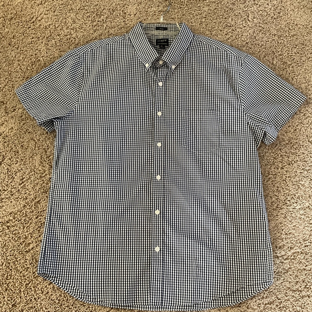 NWOT J. Crew Performance Slim Fit, Short Sleeve Men’s Shirt, Sz XL